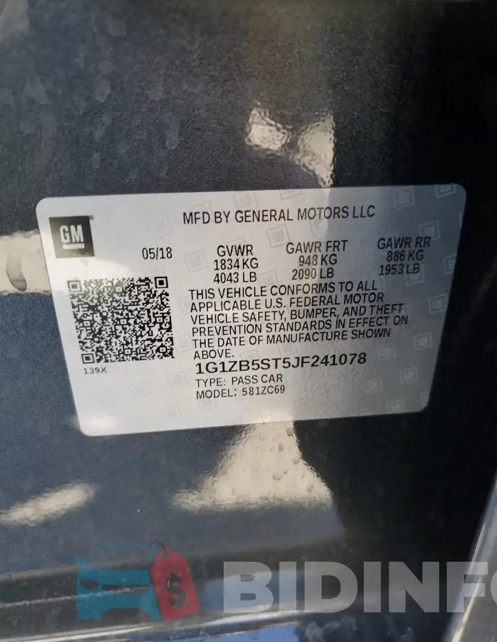 1G1ZB5ST5JF241078 Photo# 13