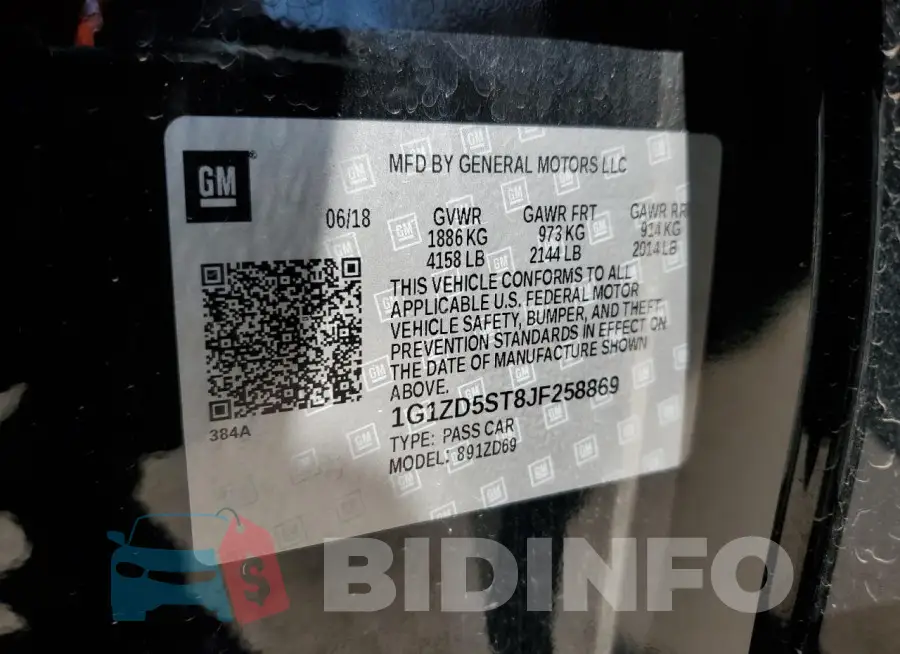 1G1ZD5ST8JF258869 Photo# 13