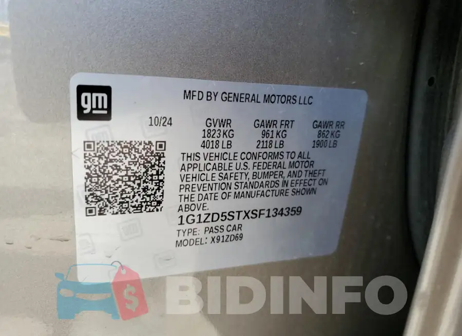 1G1ZD5STXSF134359 Photo# 12