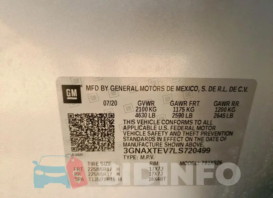 3GNAXTEV7LS720499 Photo# 13