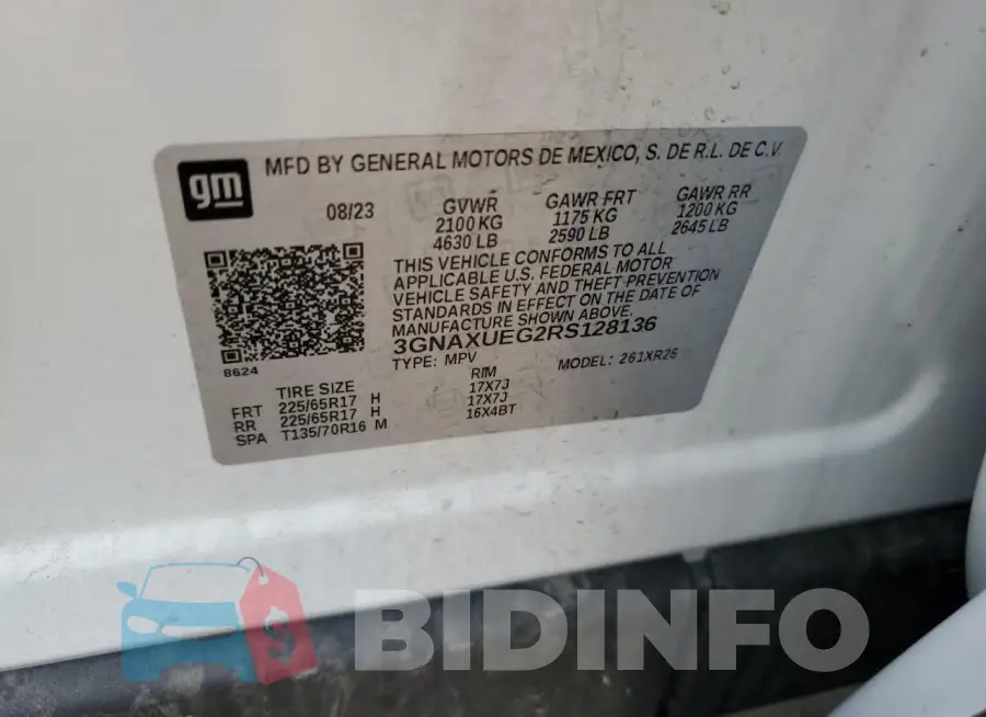 3GNAXUEG2RS128136 Photo# 13