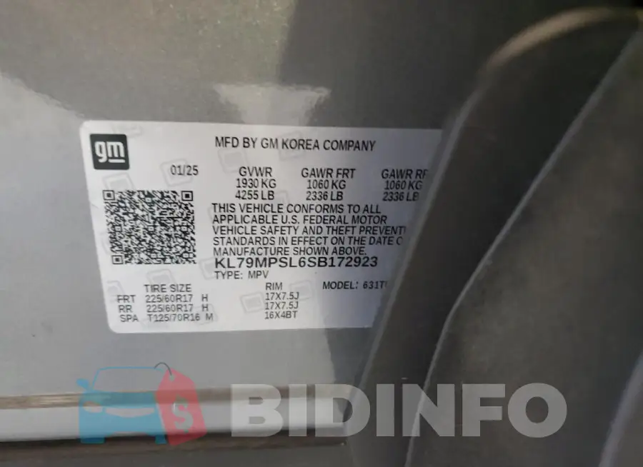 KL79MPSL6SB172923 Photo# 14
