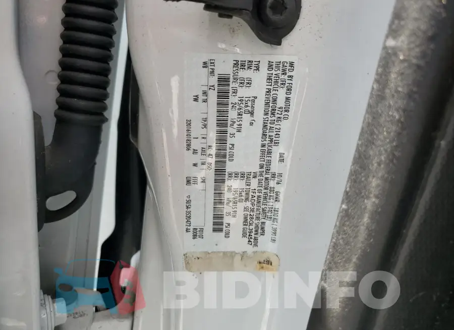1FADP3E28GL394547 Photo# 12