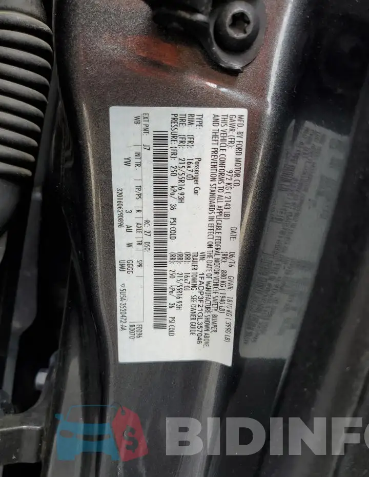1FADP3F21GL357046 Photo# 12