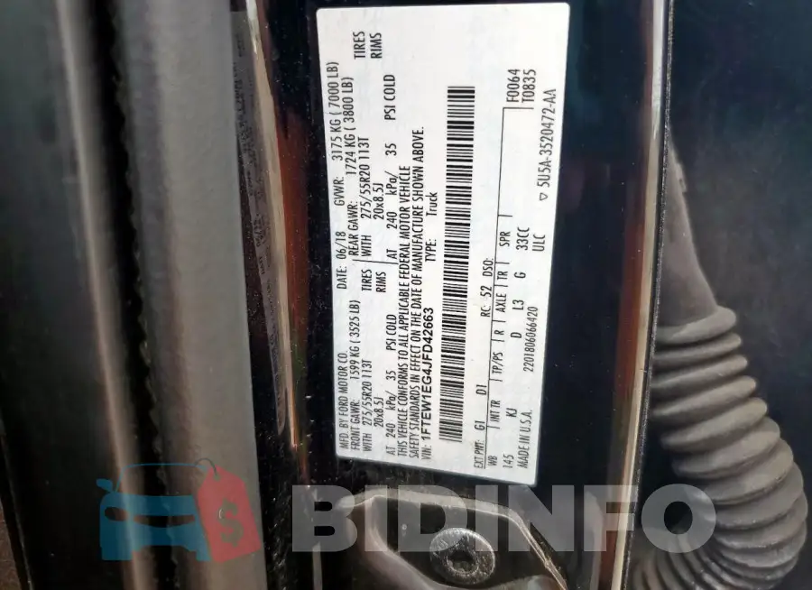 1FTEW1EG4JFD42663 Photo# 12