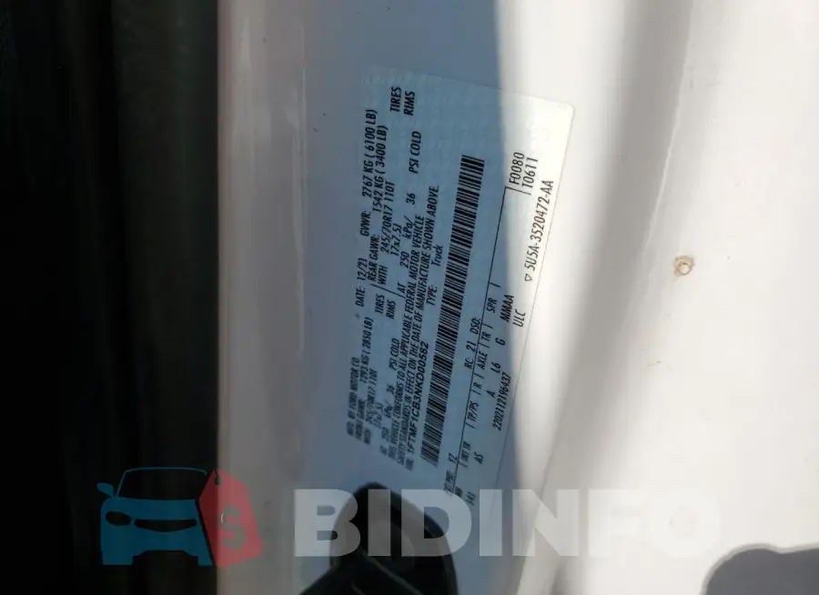 1FTMF1CB3NKD00582 Photo# 12