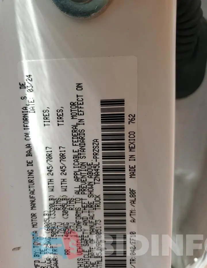 3TMLB5JN9RM005173 Photo# 13