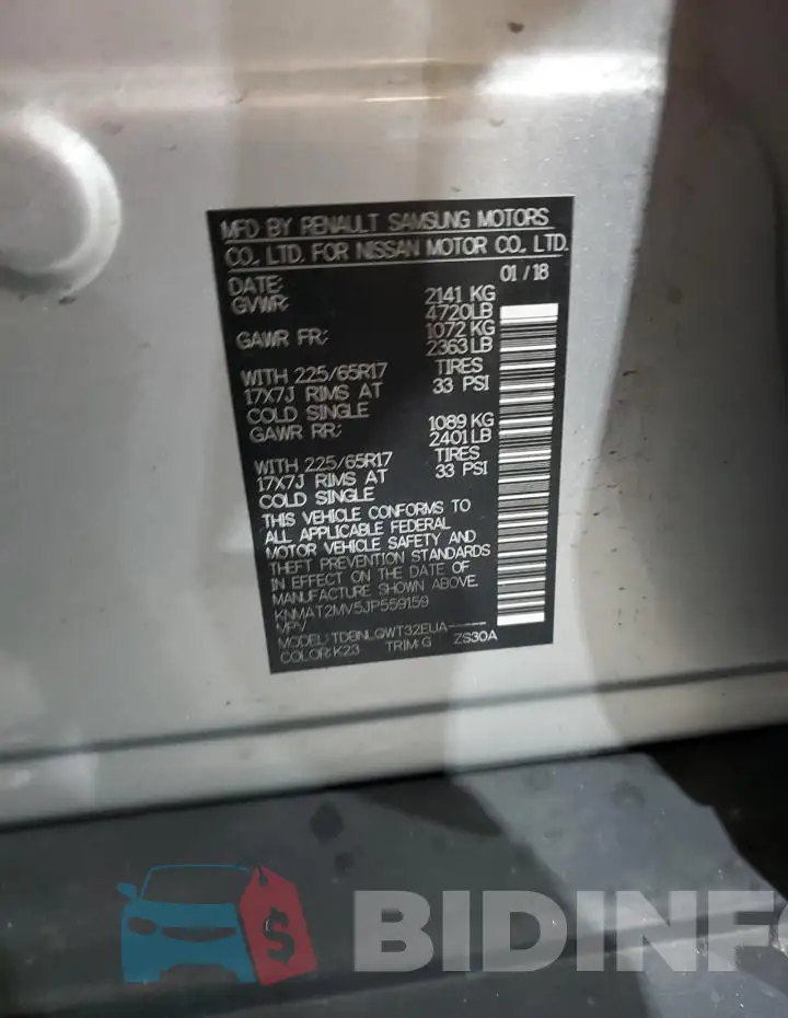 KNMAT2MV5JP559159 Photo# 14