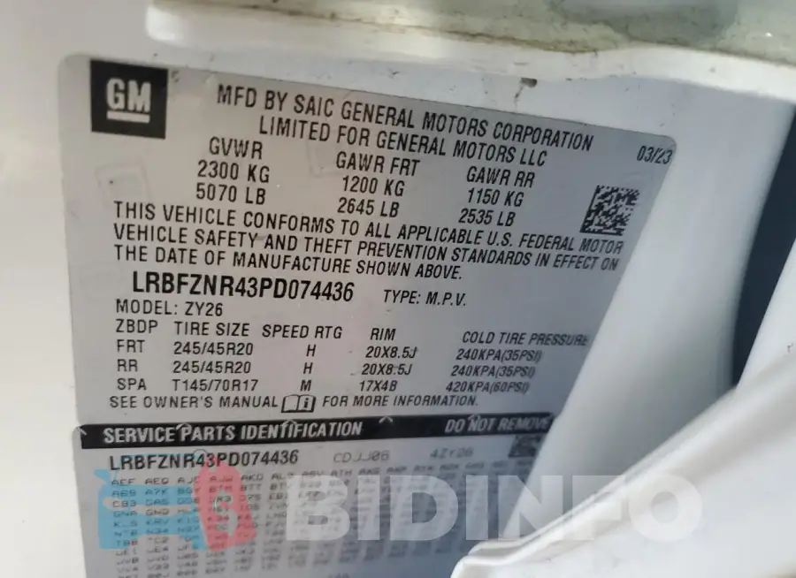 LRBFZNR43PD074436 Photo# 14