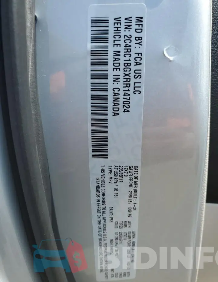 2C4RC1BGXRR147024 Photo# 14