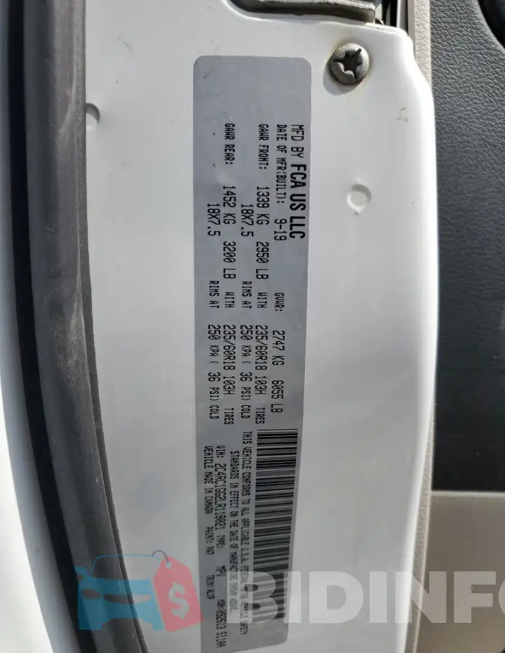 2C4RC1GG2LR118021 Photo# 14