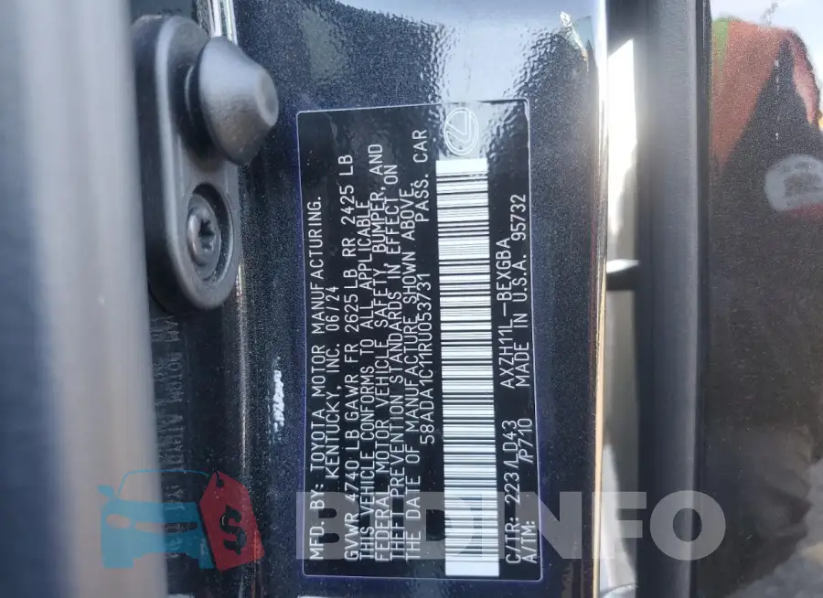 58ADA1C11RU053731 Photo# 12