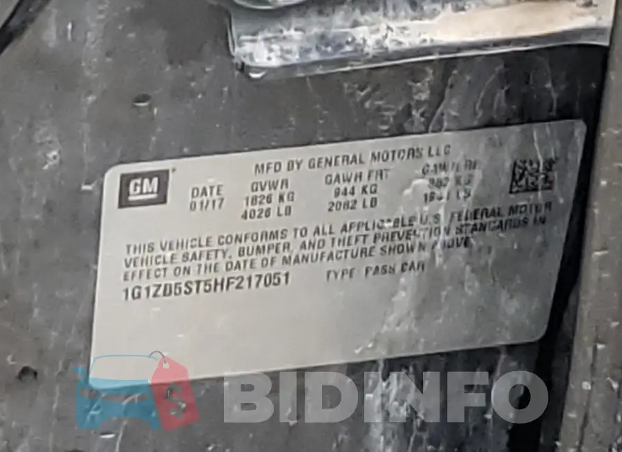 1G1ZB5ST5HF217051 Photo# 12