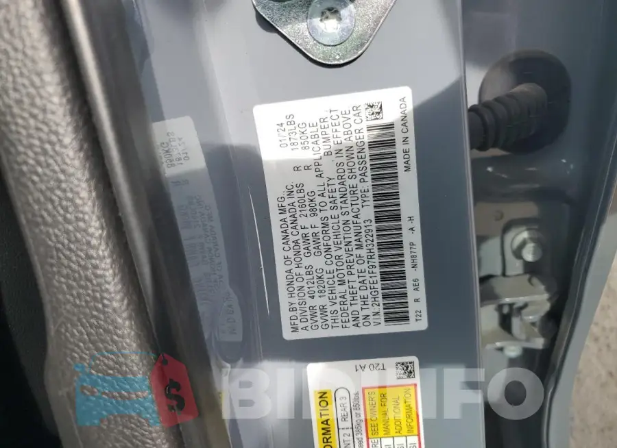 2HGFE1F97RH322913 Photo# 12