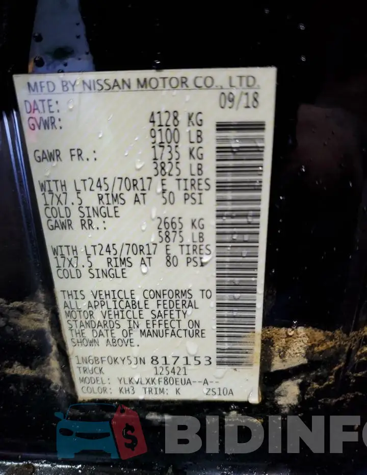 1N6BF0KY5JN817153 Photo# 13