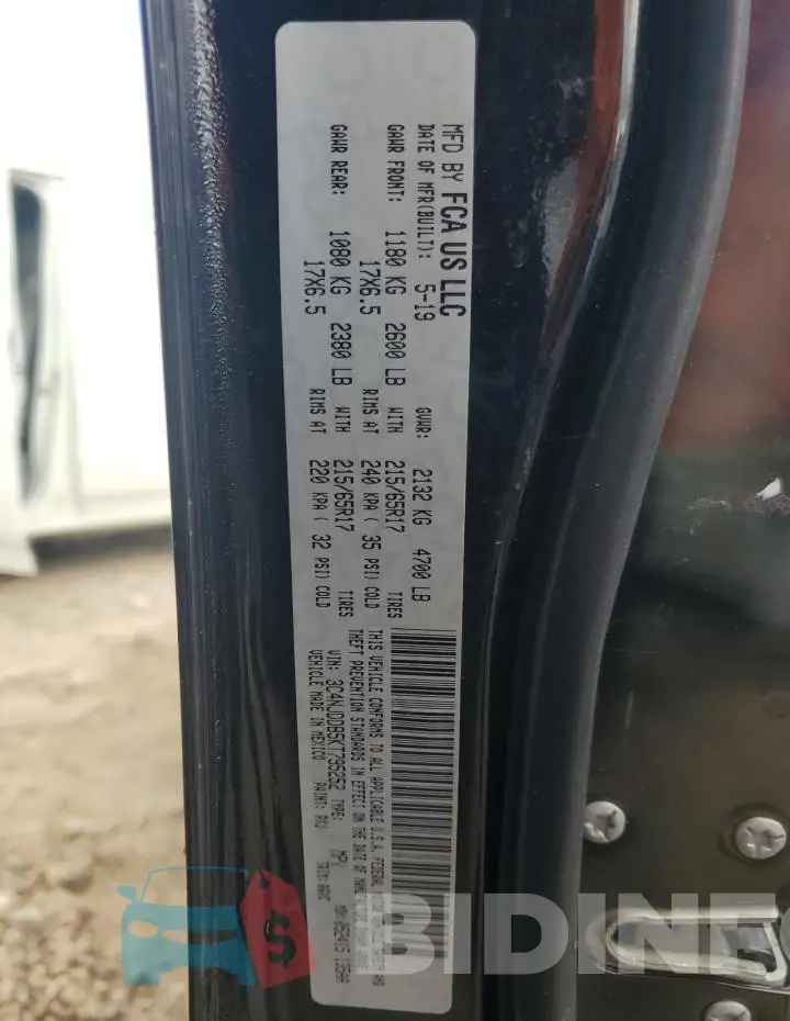 3C4NJDDB5KT795252 Photo# 13