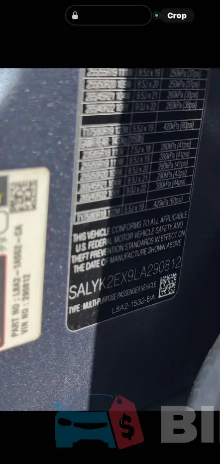 SALYK2EX9LA290812 Photo# 10