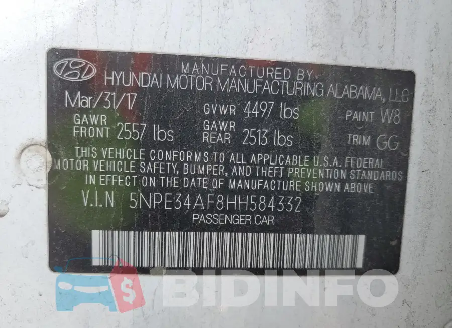 5NPE34AF8HH584332 Photo# 12