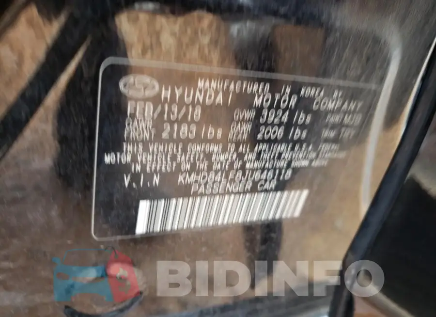 KMHD84LF8JU646118 Photo# 12