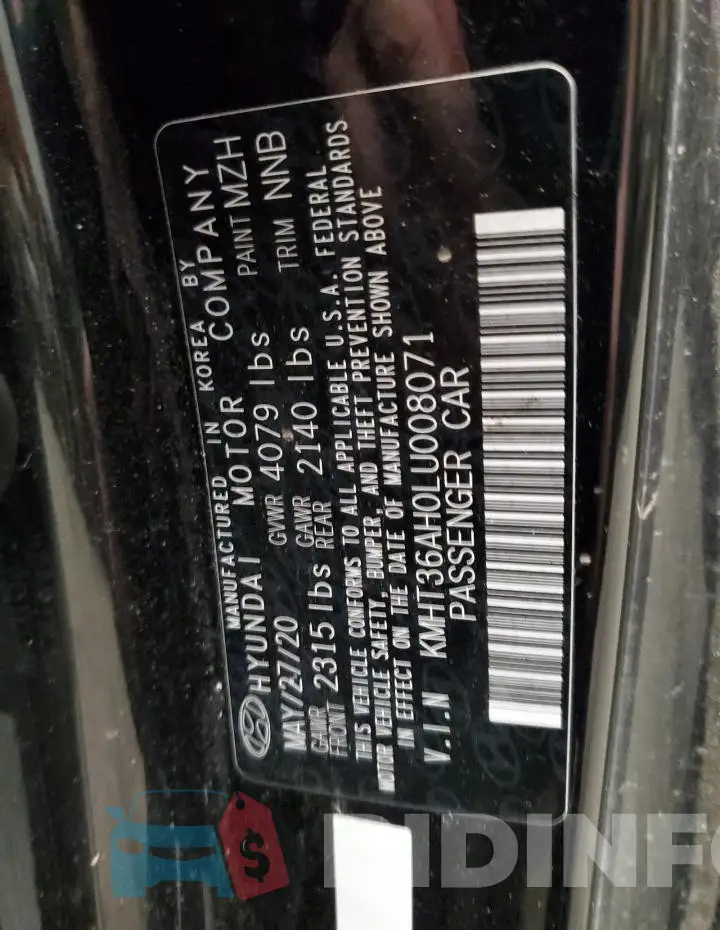 KMHT36AH0LU008071 Photo# 13