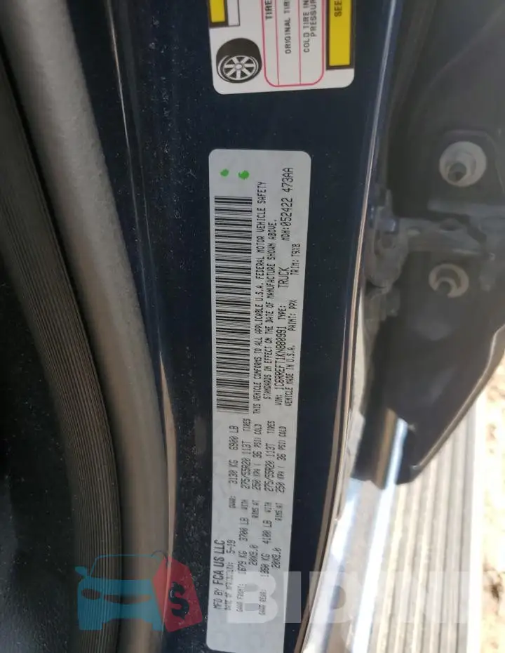 1C6RREFT1KN880991 Photo# 12