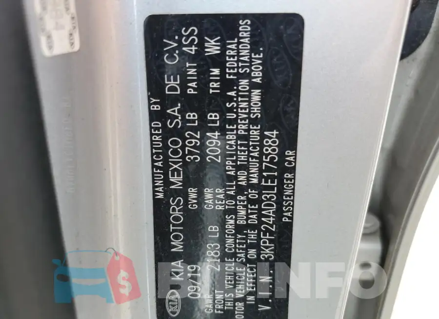 3KPF24AD3LE175884 Photo# 12