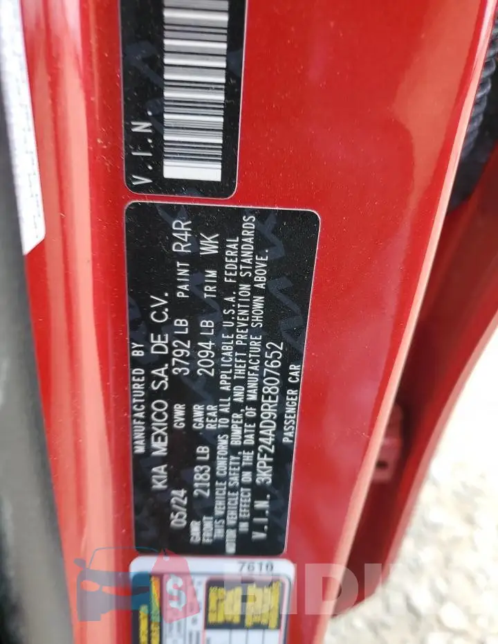 3KPF24AD9RE807652 Photo# 13
