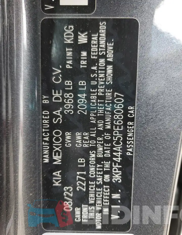3KPF44AC5PE680607 Photo# 12