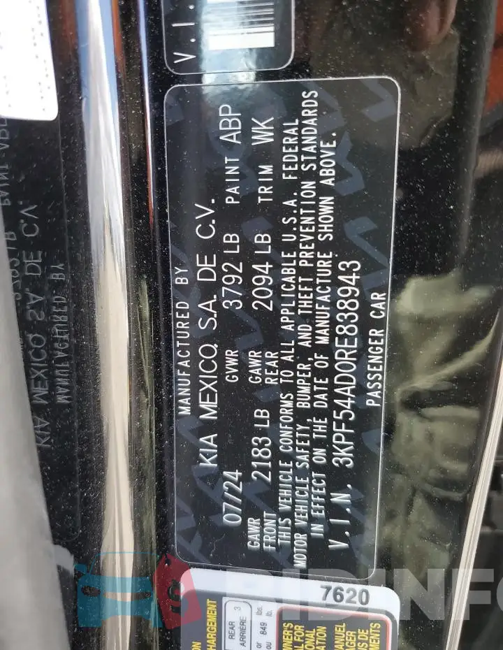 3KPF54AD0RE838943 Photo# 13
