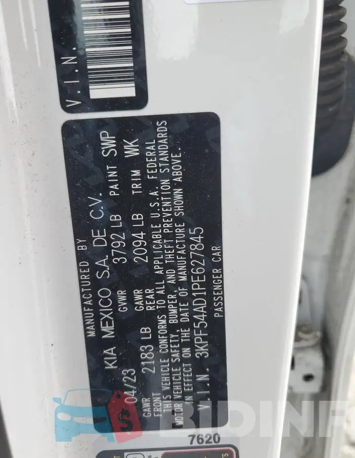 3KPF54AD1PE627845 Photo# 12