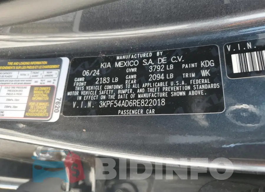 3KPF54AD6RE822018 Photo# 12