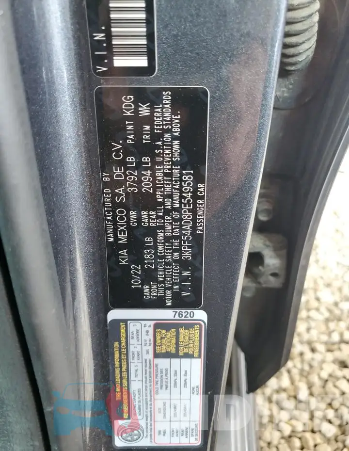 3KPF54AD8PE549581 Photo# 12