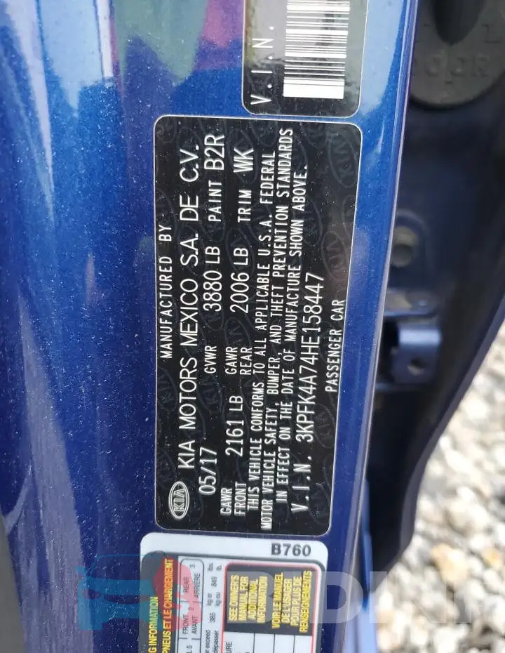 3KPFK4A74HE158447 Photo# 12