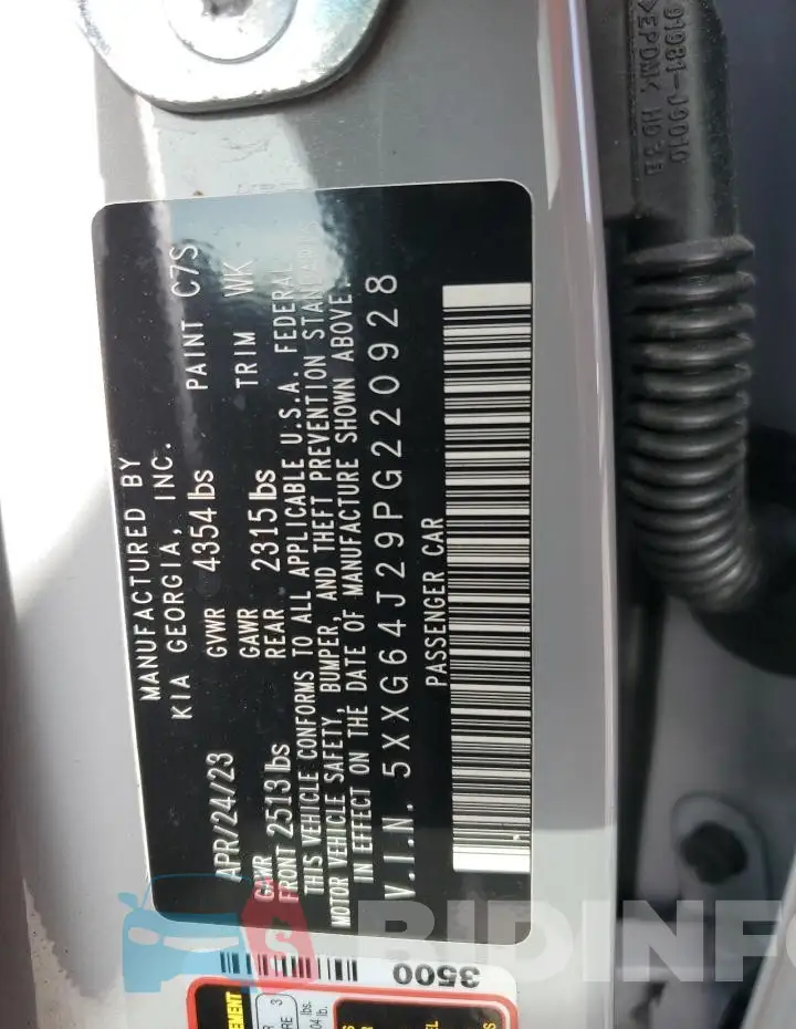 5XXG64J29PG220928 Photo# 12