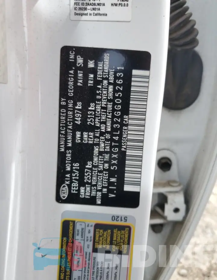 5XXGT4L32GG052631 Photo# 12