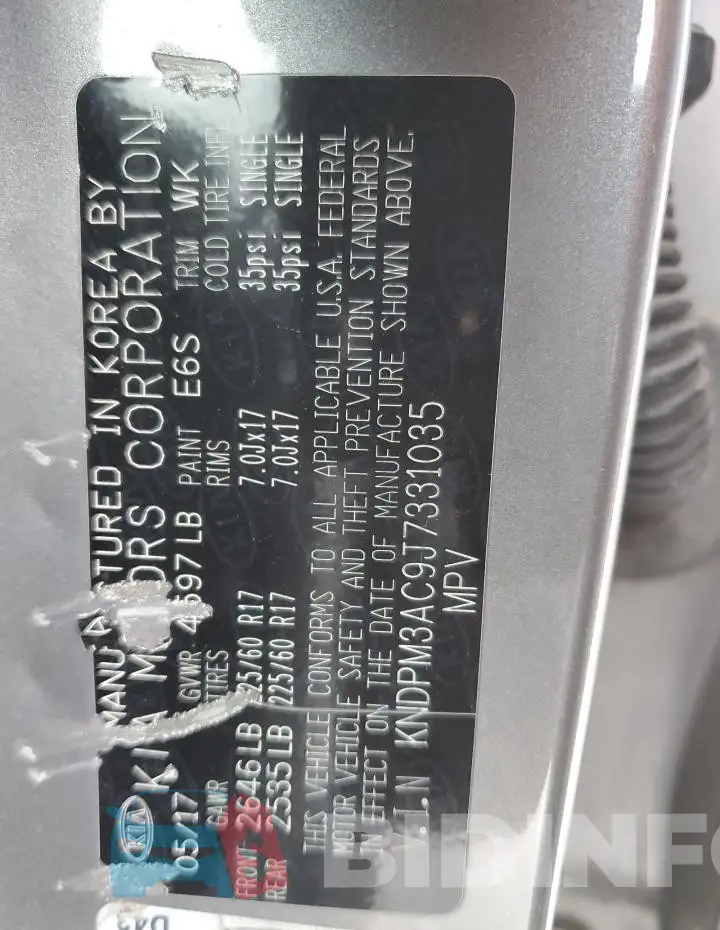 KNDPM3AC9J7331035 Photo# 13