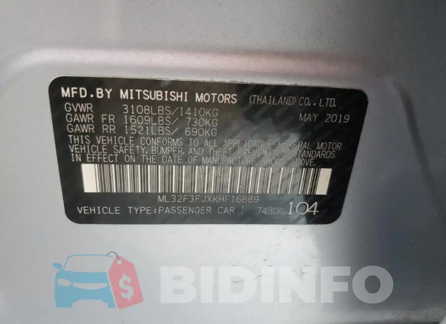ML32F3FJXKHF16689 Photo# 13