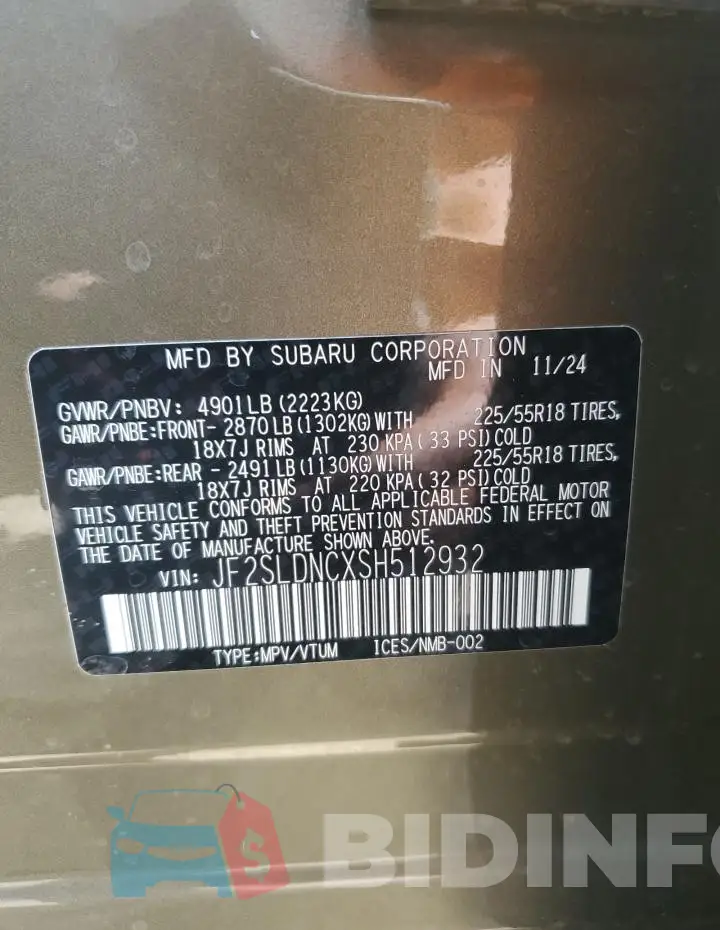 JF2SLDNCXSH512932 Photo# 13