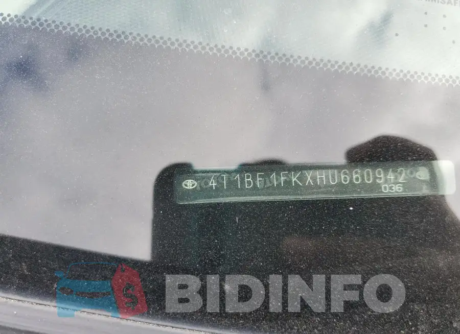 4T1BF1FKXHU660942 Photo# 12