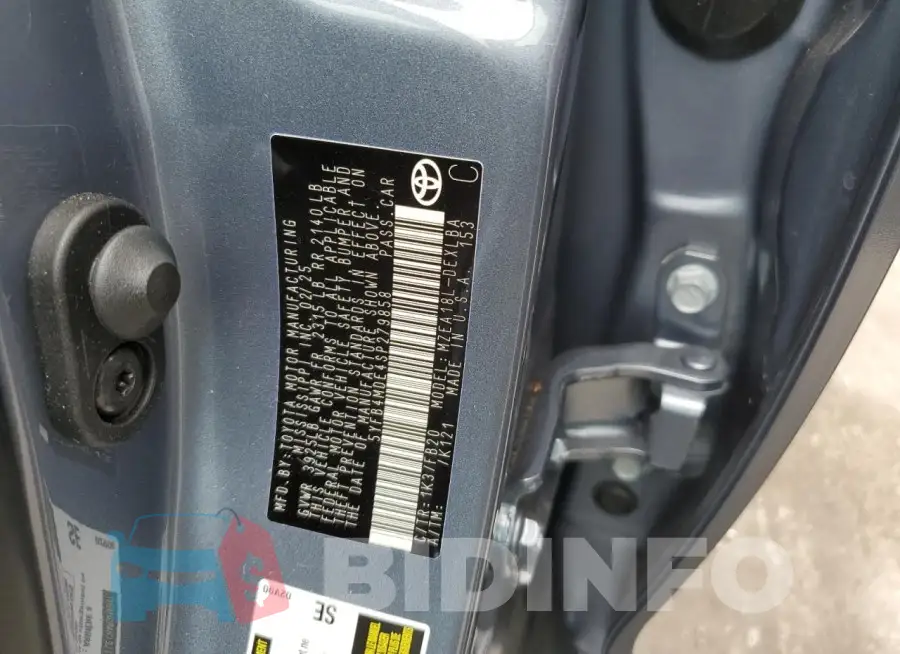 5YFB4MDE4SP279858 Photo# 12