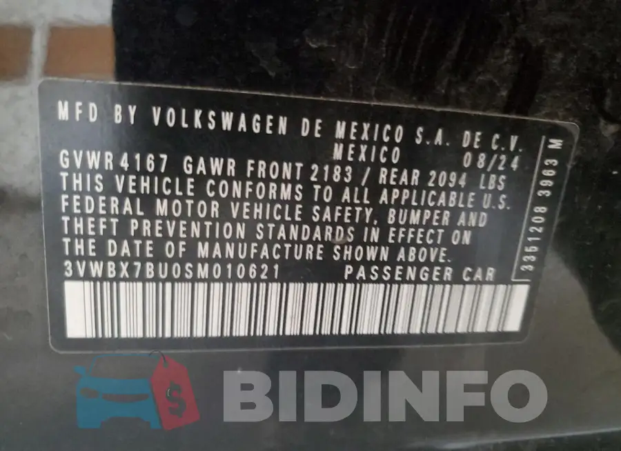 3VWBX7BU0SM010621 Photo# 12