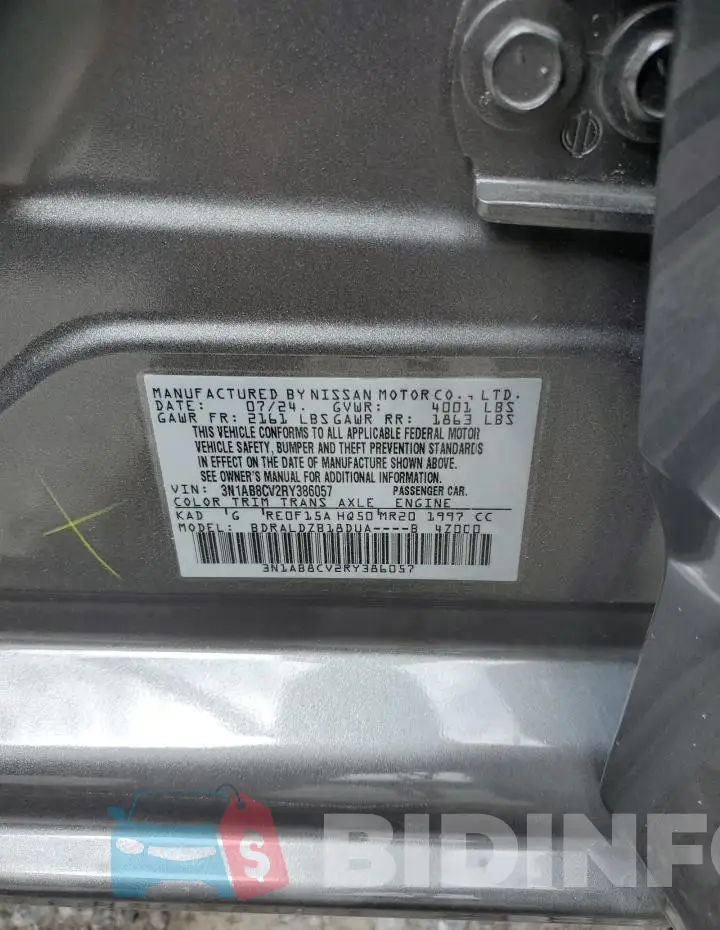 3N1AB8CV2RY386057 Photo# 13