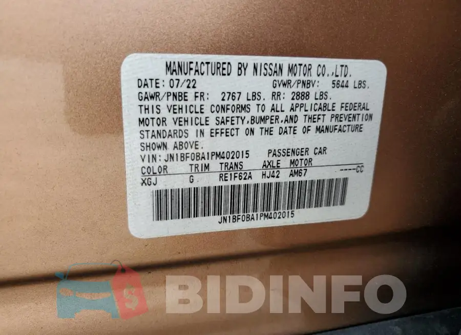 JN1BF0BA1PM402015 Photo# 13