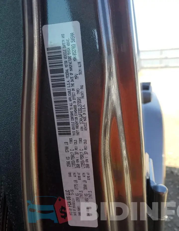 1C4HJWFG3GL273501 Photo# 12