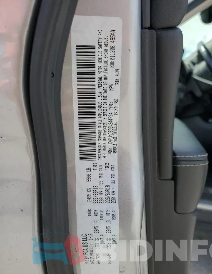 1C4PJMDB5GW244734 Photo# 13