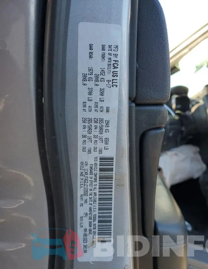 1C4RJFAG2JC123592 Photo# 12