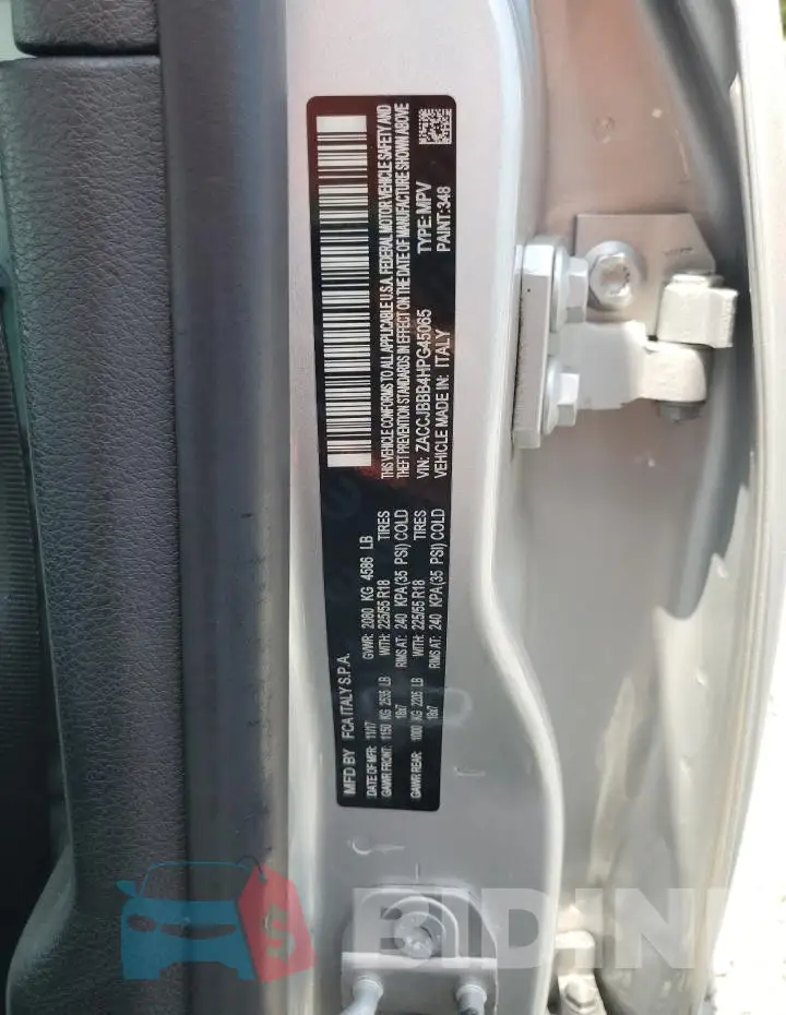 ZACCJBBB4HPG45065 Photo# 12