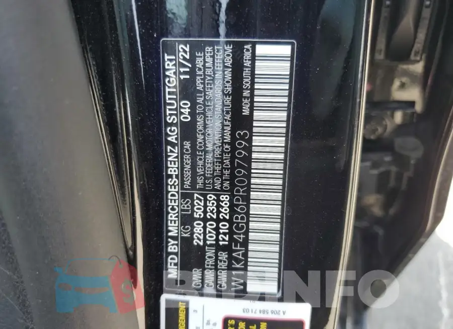W1KAF4GB6PR097993 Photo# 12