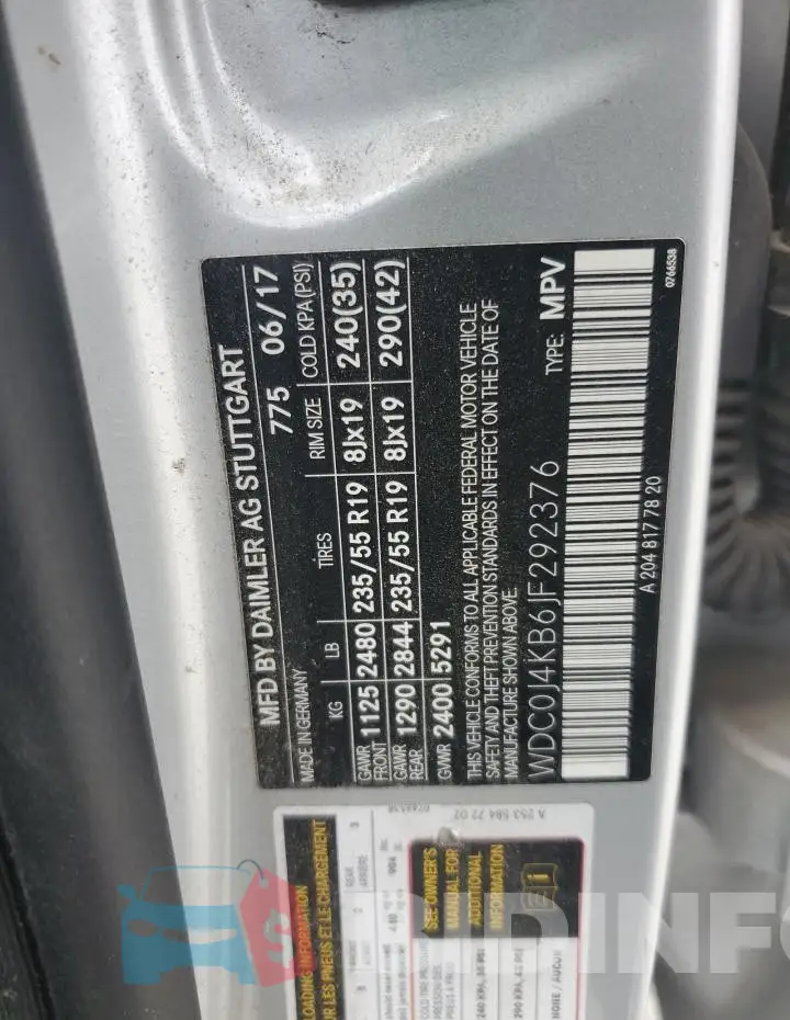 WDC0J4KB6JF292376 Photo# 14