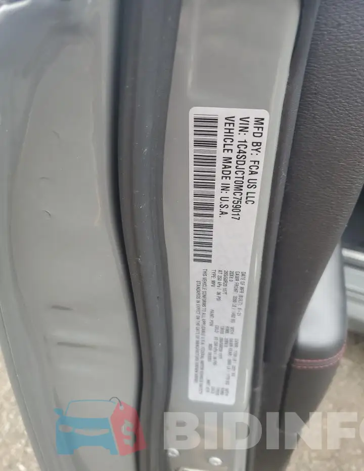 1C4SDJCT0MC759017 Photo# 12